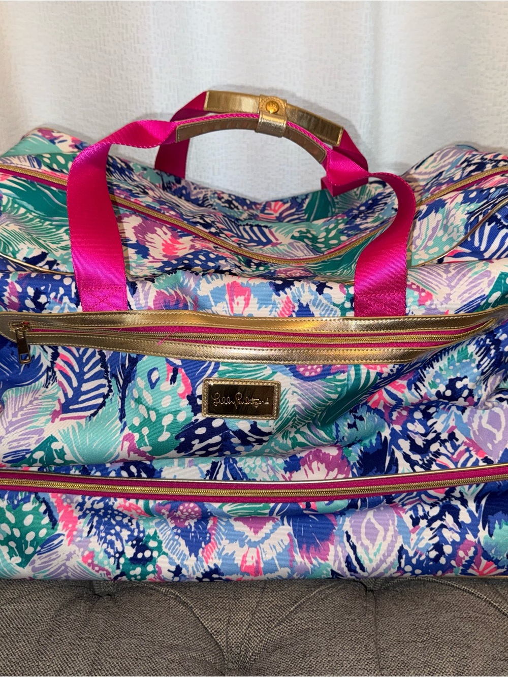 Lilly Pulitzer Suitcase - Wheeled Duffle